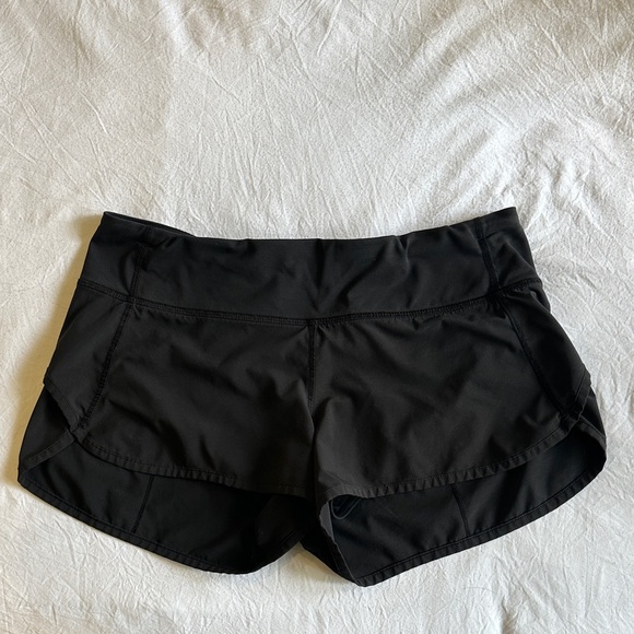 lululemon athletica Pants - lululemon athletica Jet Black Women's Athletic Shorts